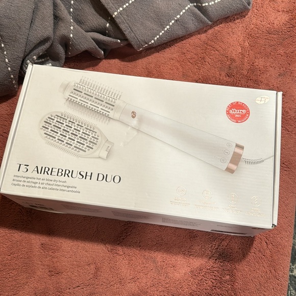 T3 AIREBRUSH DUO NEW in Original Box Blow Dry Brush - Picture 2 of 12